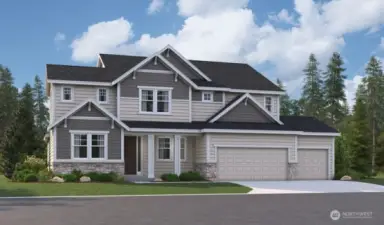 Rendering of Hastings Elevation F
