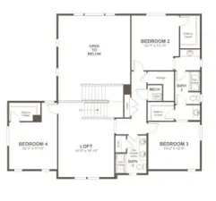 Second Floor Layout