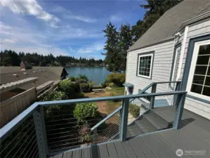 Bring your BBQ and Rockers! Updated deck maximizes the views