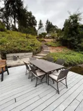 Spacious dock is great for entertaining, lounging, fishing, you name it!