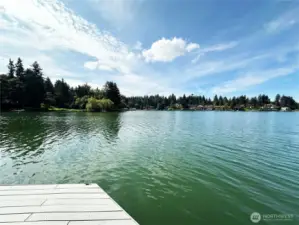 Jump right in, very easy access to Lake Steilacoom