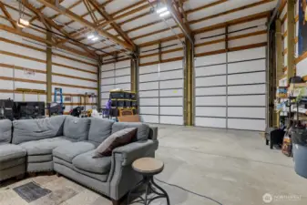 2 12 foot doors and 1 14 foot door in shop