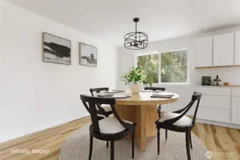 Dining Area - virtually staged