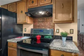 Showing the other side of the kitchen.