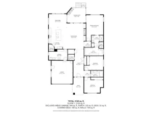 Detailed floor plan with an idea of size of rooms (reliable but not guaranteed).