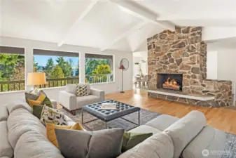 Freshly painted inside and out as well as newly refinished hardwood floors, this home feels fresh and move-in ready. The masonry fireplace has a gas log insert ready to instantly create that cozy atmosphere.