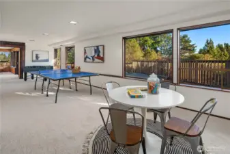 This home truly has room for everything and everyone! Get used to hosting amazing parties with this huge game room that looks out over the pool and patio. (This is in addition to the rec room, living room and family room)