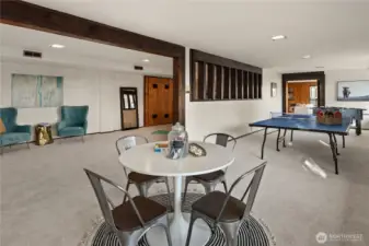 Looking across this amazing great room let your imagination run wild. Game room, music room, work out room, hobby room or all of the above; there's plenty of room!