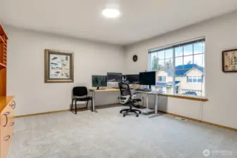 Third upstairs bedroom with walk-in closet