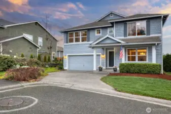 On a quiet cul de sac