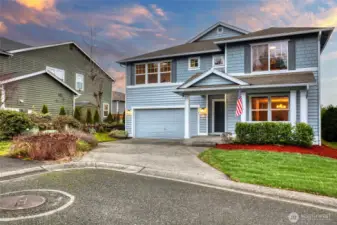 On a quiet cul de sac