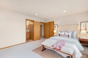 Bedroom 2 offers attached ensuite.