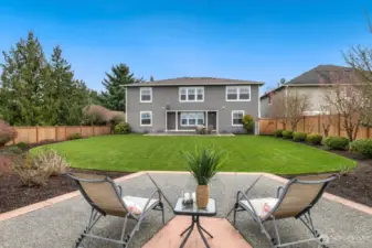 Imagine all the outdoor living you can enjoy at this property.