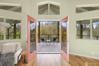 Beautiful views from large deck!