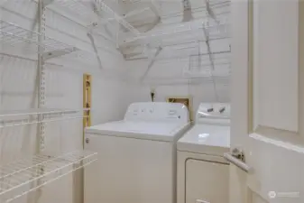Separate Laundry with Washer and Dryer!