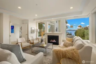 Western exposure affords dazzling sunset views, too!