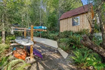Boat Storage Shed and Racks