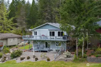 View of the house from the golf course