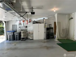 Another view of the garage interior.