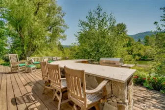 Outdoor sitting area
