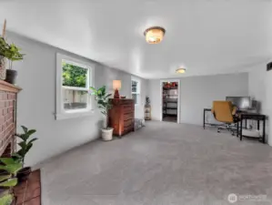Lower level bedroom