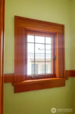 Original Window in Entry closet - so much detail