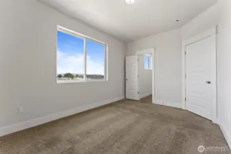 2nd bedroom facing the street