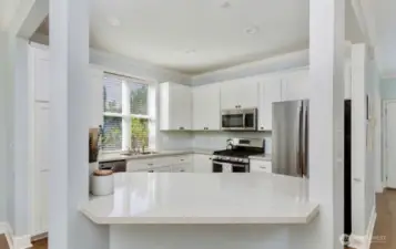 Layout perfect for entertaining.