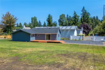 Plenty of room to build a detached garage.