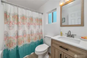 Main hall bath.