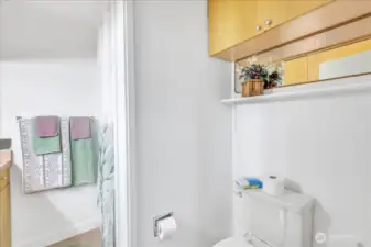Downstairs bathroom.