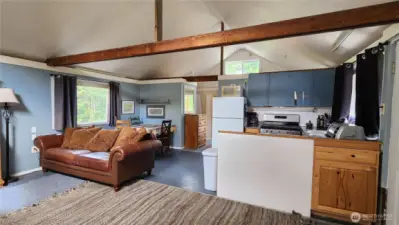 Cottage ADU Living area.