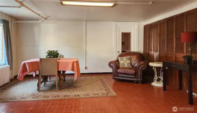 Basement ADU Living and Dining area.