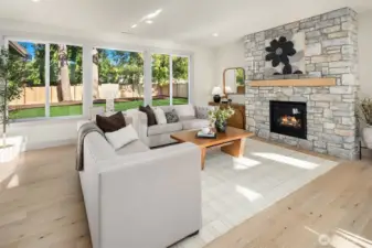 Open Concept Layout- Living to Dining & Kitchen Flows Beautifully.