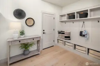 Custom Built in Mudroom Functional & Trendy Storage