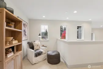 Reading Nook Outside the Primary Bedroom