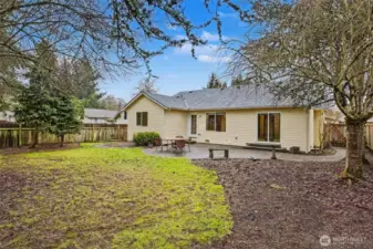 Spacious Fully Fenced Backyard