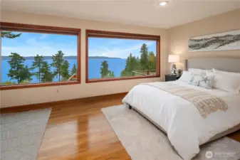 Another glorious view from the main suite.