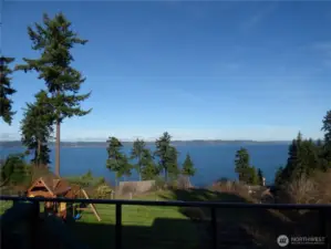 Your backyard view to the northwest, looking across to Maury Island.