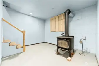 Wood Stove - Basement