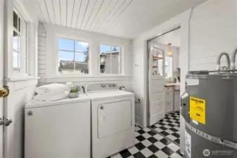 Utility room off of kitchen