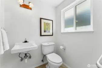 Half Bath Off Craft Hobby Room