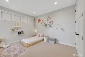 A huge 2nd bedroom on upper floor.