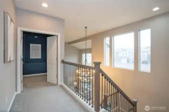 Primary on opposite side of other 4 rooms
