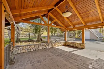 Covered Patio area to enjoy during all seasons!