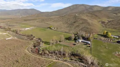 Looking toward Canyon Road and Yakima River