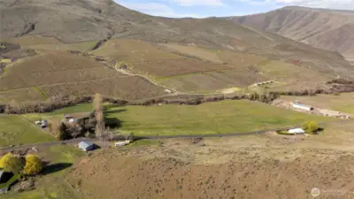 Beautiful location with an orchard decorating the hillside of your peaceful valley!