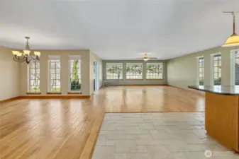 Beautiful wood floors and tile throughout the home!