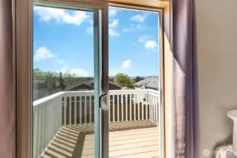 Private balcony