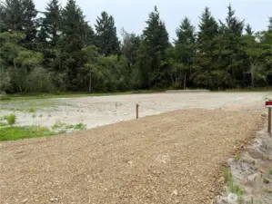 Driveway on southwest side of property